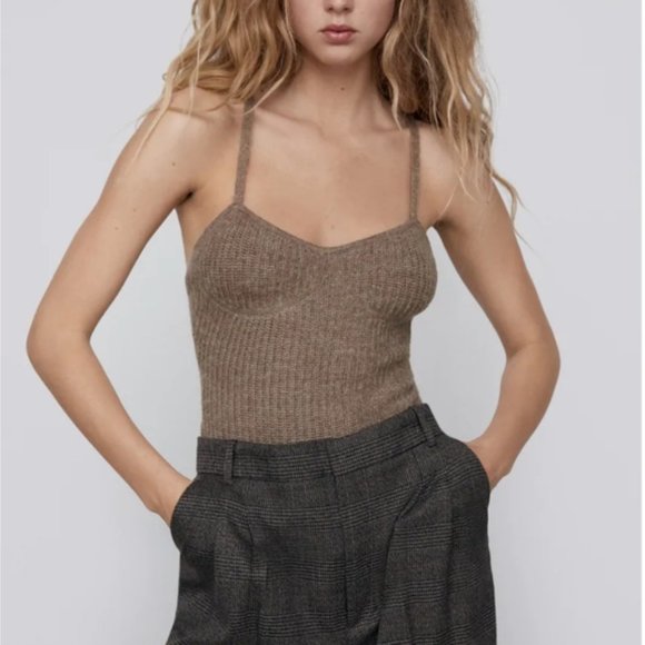 Zara Limited Edition Knit Bodysuit - Picture 3 of 10